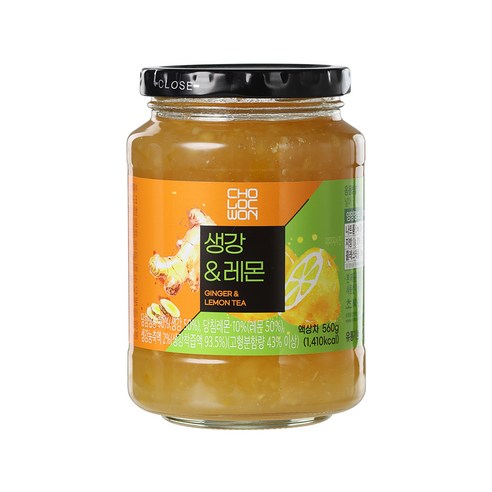 초록원 생강 레몬차, 560g, 1개입, 1개