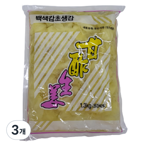 신동원 백색 감초 생강, 3개, 1.3kg