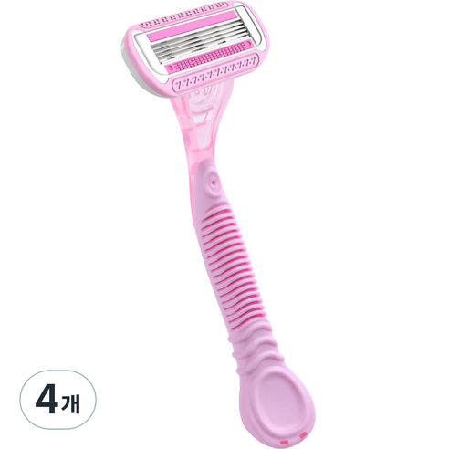 하이어리 컬러풀 여성용 면도기 핑크, 1개입, 4개