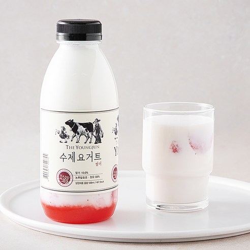 영준목장 수제 요거트 딸기, 500ml, 1개입, 1개