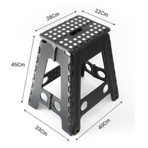 편안함과 편리함의 완벽한 조화: 가쯔 다용도 콤팩트 스툴 접이식 의자 XL
