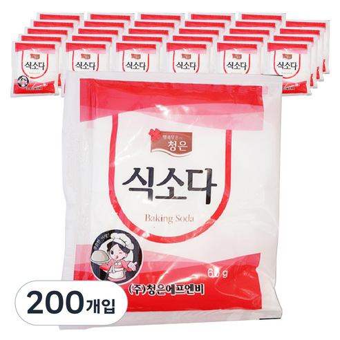 청은 식소다, 60g, 200개
