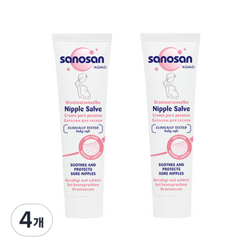 사노산 마마 맘투비 니플살베 크림, 30ml, 4개