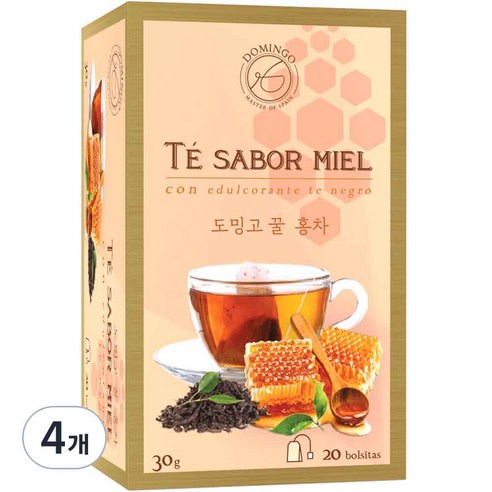 도밍고 꿀홍차, 1.5g, 20개입, 4개