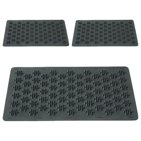 바로스파인 스파크 매트 350 x 540 mm, 3개, 블랙