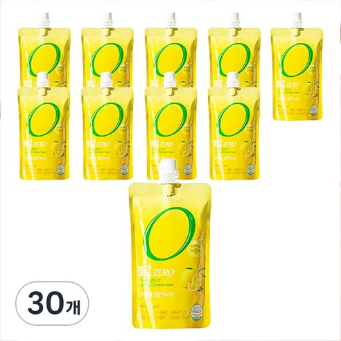 아올다 제로 곤약젤리 레몬녹차 10개입, 30개, 150g