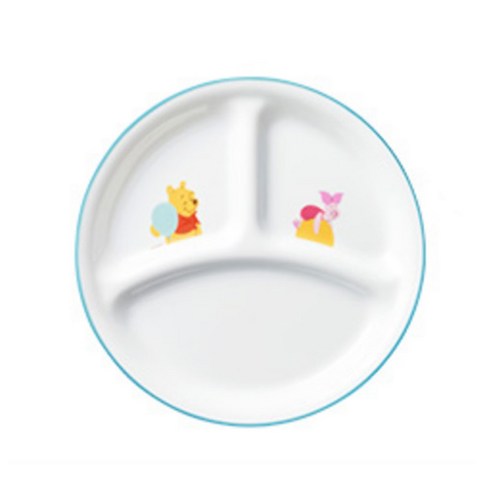 일상에 특별함을 더하는 코렐 푸와 친구들 원형 1인 식기세트