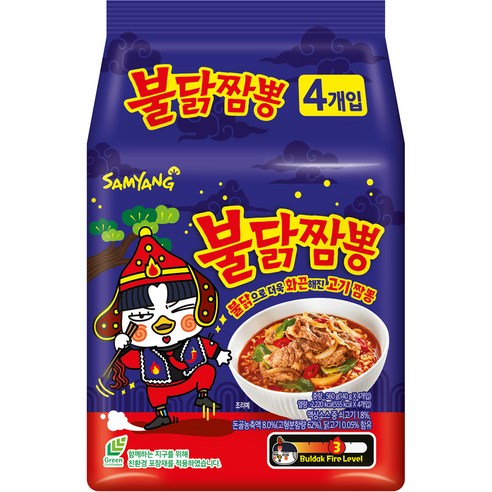 삼양 불닭짬뽕 140g, 8개