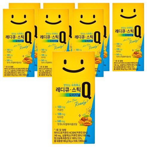 레디큐 스틱 오리지널 맛있는 숙취해소 젤리, 18g, 80개