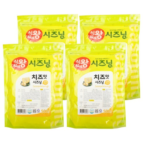 식자재왕 시즈닝분말 치즈맛, 500g, 4개