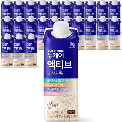 뉴케어 액티브 프레소 음료, 24개, 200ml