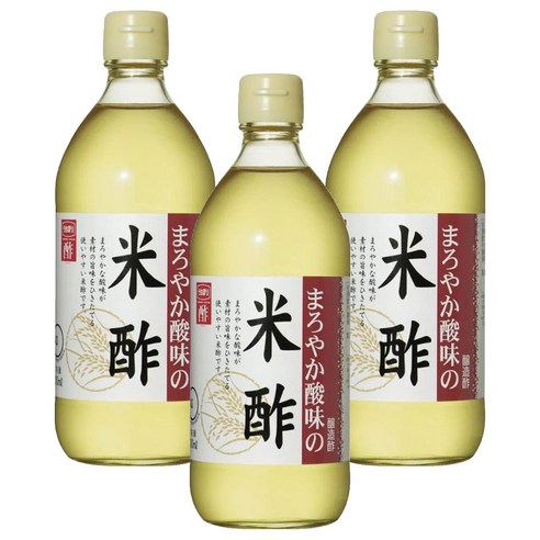우치보리 쌀식초, 3개, 500ml