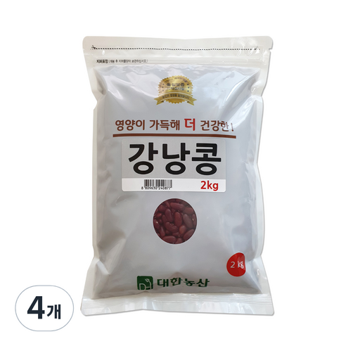 대한농산 강낭콩, 2kg, 4개