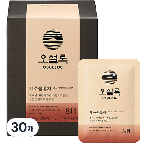 오설록 제주 숲 홍차, 1.8g, 10개입, 3개