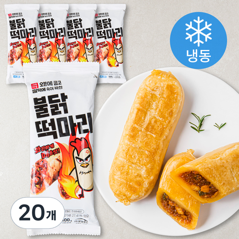 서울마님 불닭 떡마리 (냉동), 100g, 1개입, 20개