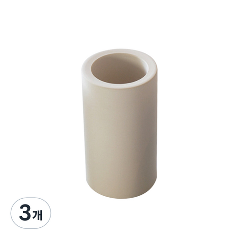 그란덱스 규조토 칫솔통, 아이보리, 3개