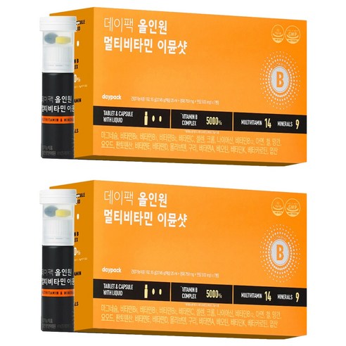 데이팩 올인원 멀티비타민 이뮨샷 192.15g, 2개