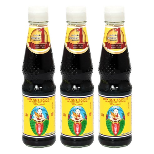 헬시보이 씬소이 소스 씨유카오, 3개, 300ml