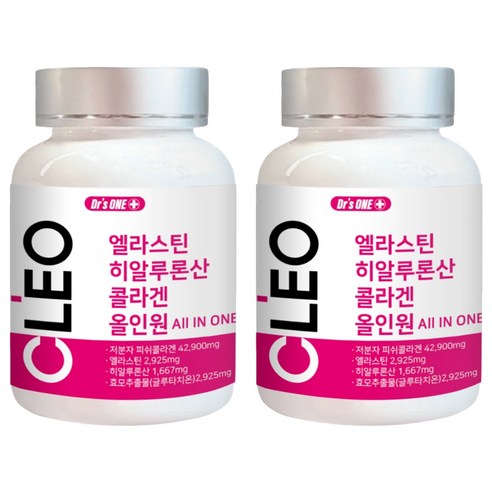닥터스원 엘라스틴 히알루론산 콜라겐 올인원 58.5g, 90정, 2개