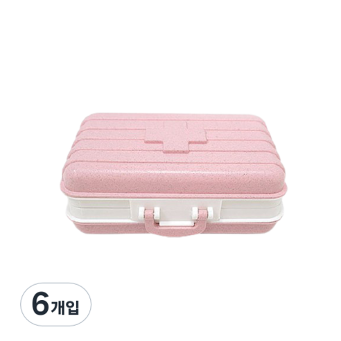 김용석생활연구소 캐리어 약통 랜덤 발송, 6개입