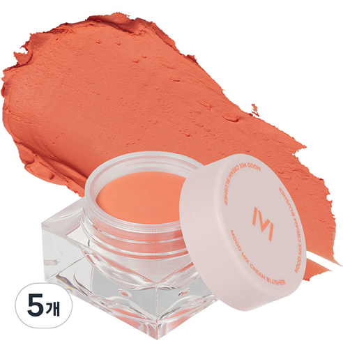 매드피치 무드 믹스 크림 블러셔 10g, 03 피치 플러쉬, 5개