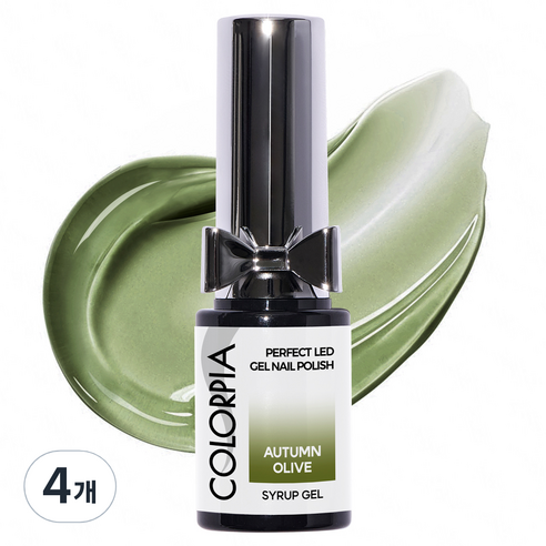 칼라피아 원스텝 시럽 젤네일, S019 어텀올리브, 6g, 4개