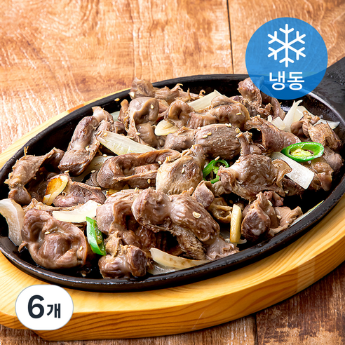 푸딩팩토리 닭근위 볶음 (냉동), 270g, 6개