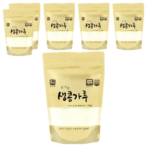 온뜨락 유기농 생콩가루, 6개, 180g
