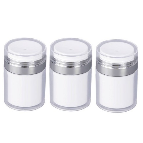 모나코올리브 펌핑 펌프 진공 화장품 크림 소분 용기 30ml, 3개