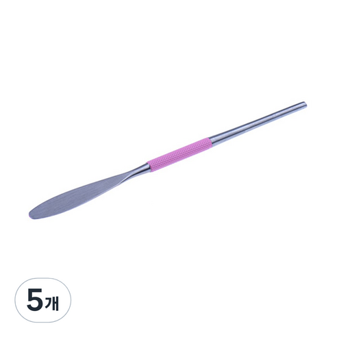에스제이네일 베벨 젤 스파츌라, 핑크, 5개
