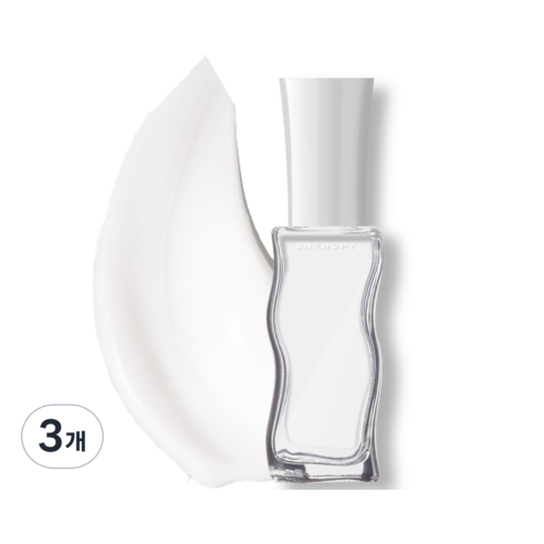 엔트로피메이크업 필 오프 네일, 화이트베일, 10ml, 3개