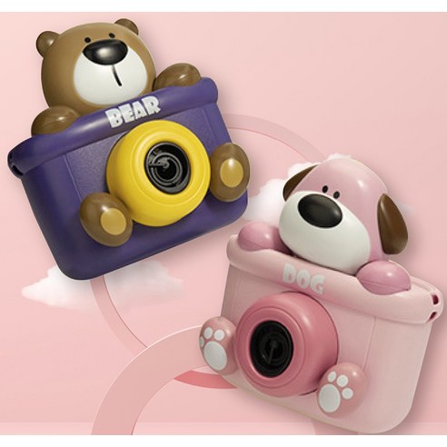 레츠토이 카메라 비눗방울 BEAR: 어린이를 위한 즐겁고 안전한 비눗방울 장난감