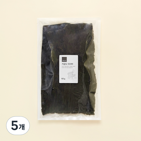 ORGA 거금도 다시마, 5개, 100g