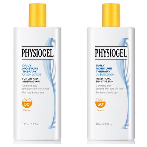 피지오겔 데일리 모이스쳐 UV 패밀리 썬 로션 SPF50+ PA+++, 100ml, 2개