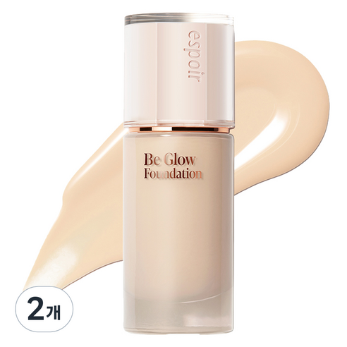 에스쁘아 비글로우 파운데이션 SPF27 PA++ 30g, 21N 뉴트럴 아이보리, 2개