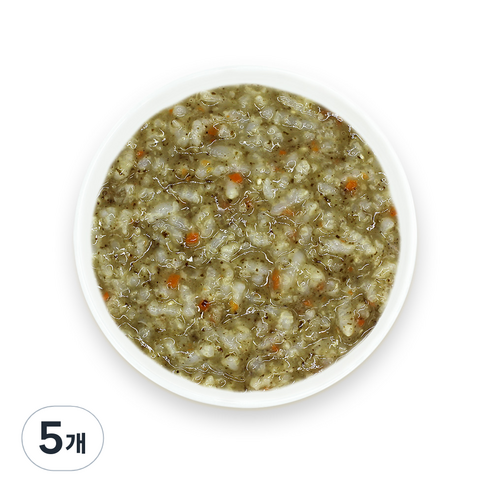 짱죽 유아용 실온 이유식 중기 죽 2, 해물야채죽, 160g, 5개