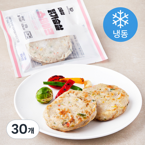 다즐샵 닭가슴살 스테이크 오리지널맛 (냉동), 100g, 30개