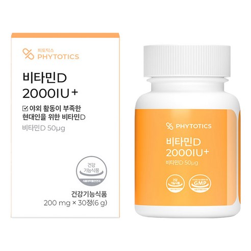 피토틱스 비타민D 2000IU+ 6g, 30정, 1개