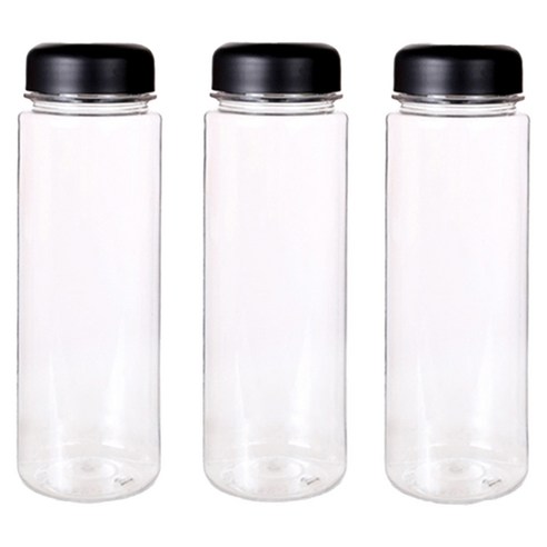 MAKA 클린 트라이탄 마이보틀 3p, 블랙, 500ml, 3개