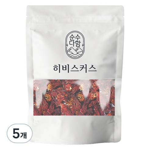 순수다함 히비스커스, 200g, 5개