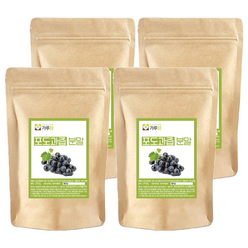 가루랑 포도과즙 분말, 200g, 4개