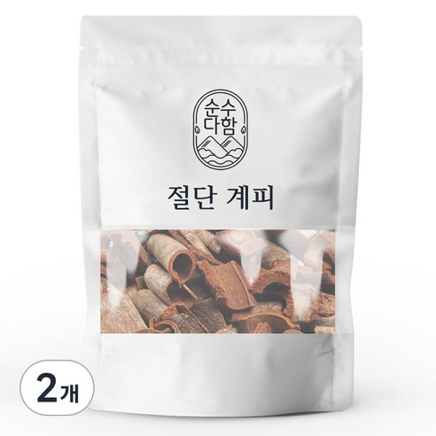 순수다함 절단계피, 200g, 2개
