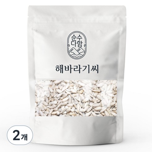순수다함 해바라기씨, 300g, 2개