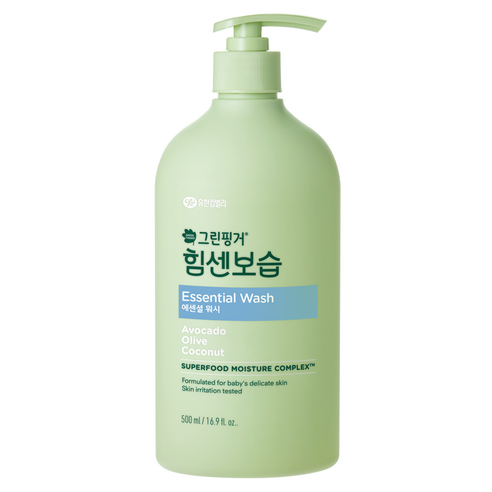 그린핑거 강력 보습 에센셜 워시 500ml, 1개 
출산/유아동