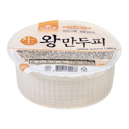 마포식품 생왕만두피 50장, 1kg, 1개