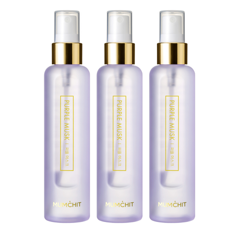 멈칫 헤어 앤 바디미스트 퍼플 머스크, 105ml, 3개