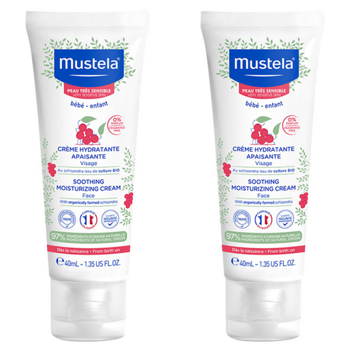 무스텔라 수딩 모이스처라이징 크림, 40ml, 2개
