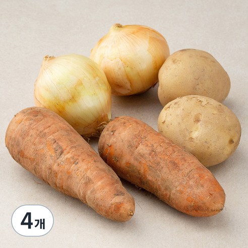 감자+당근+양파, 700g, 4개