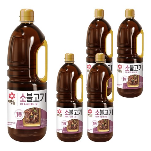 백설 소불고기양념, 2.05kg, 5개