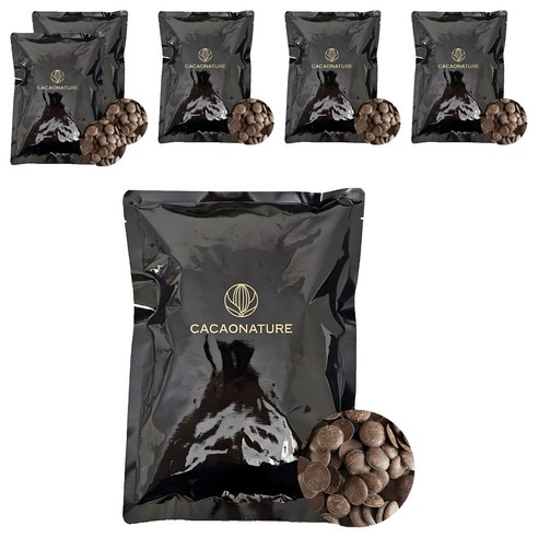 카카오네이처 다크 컴파운드 코팅초콜릿, 500g, 6개